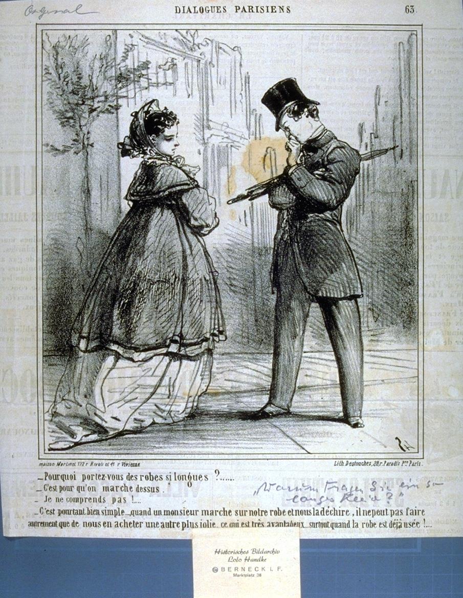 Pourquoi portez-vous des robes si longues?