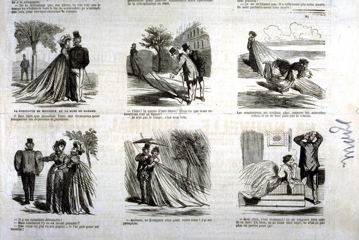 La redingote de monsieur et la robe de madame