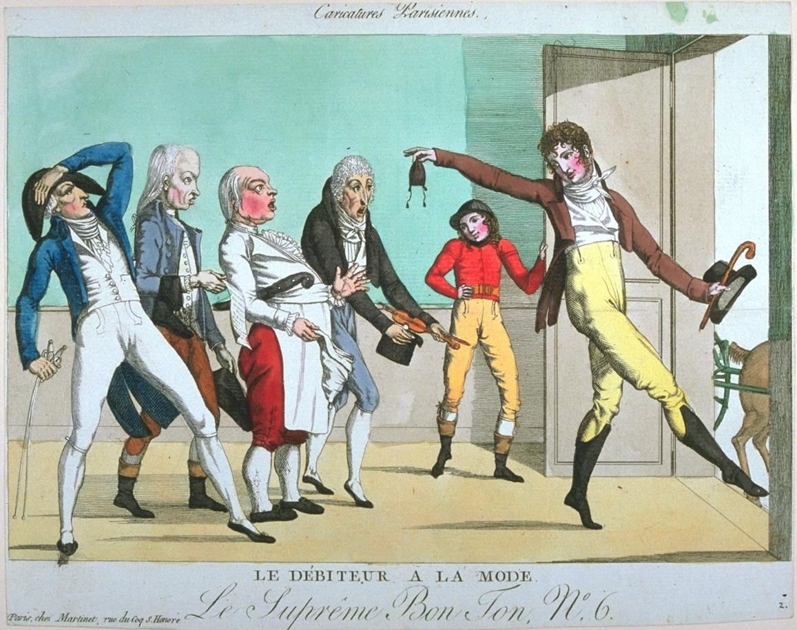 Le Suprême Bon Ton No 6. Le Débiteur a la mode