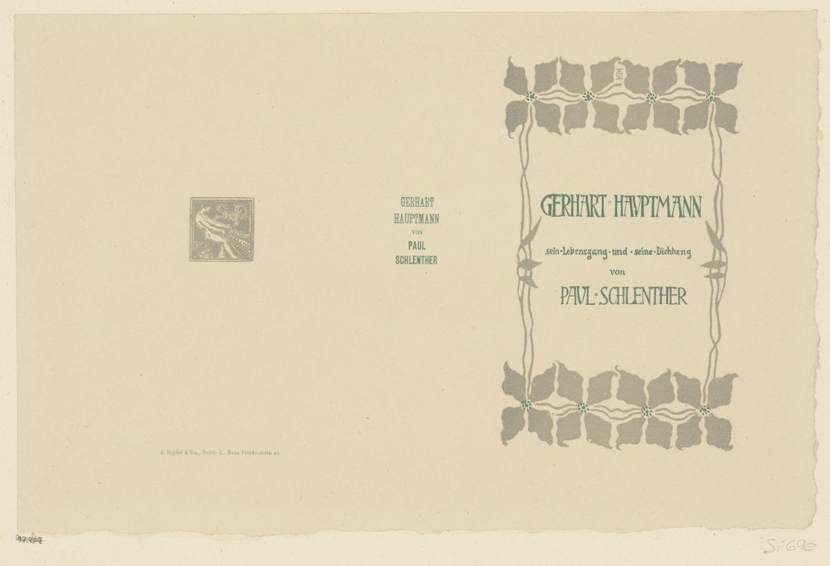 Paul Schlenther, Gerhart Hauptmann