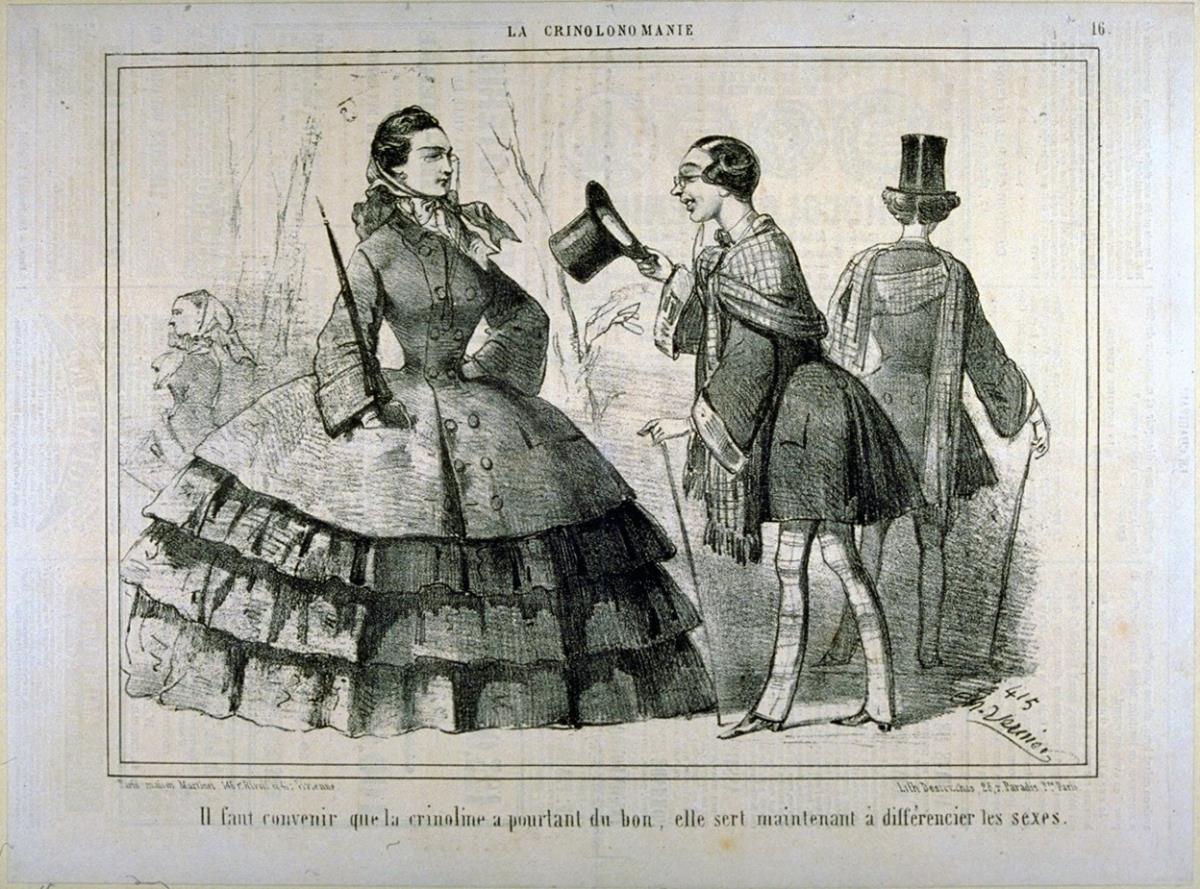 La Crinolonomanie, Nr. 16: Il faut convenir que la crinoline a pourtant du bon