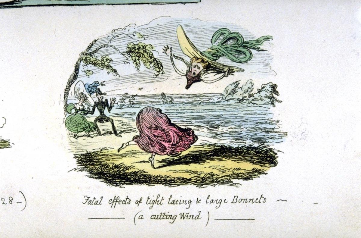 Fatal effects of tight lacing Bonnets (a cutting Wind)