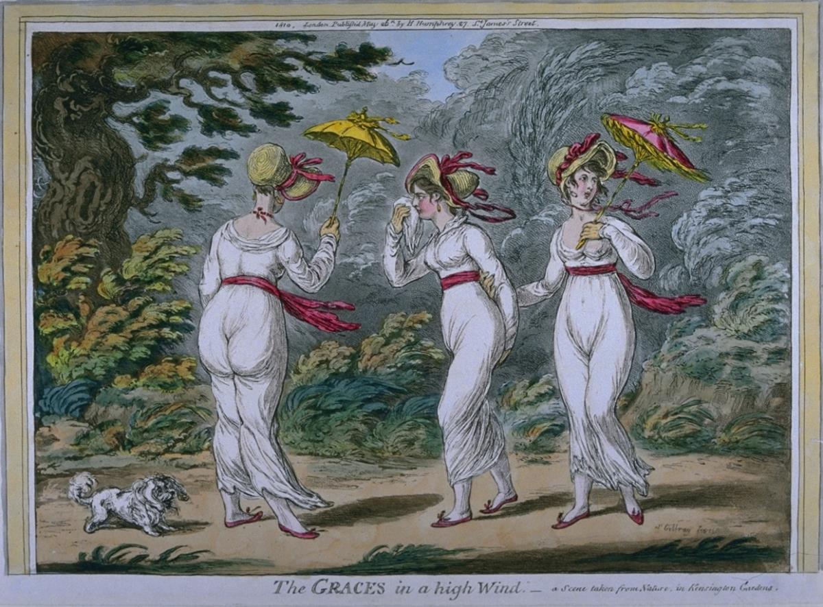 The Graces in a high Wind