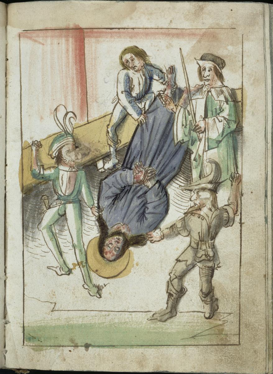 Der gefangene Christus, aus dem "Skizzenbuch des Michel Wolgemut"
