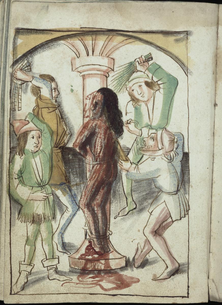 Geisselung Christi, aus dem "Skizzenbuch des Michel Wolgemut"