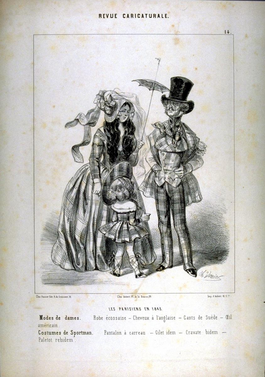Revue caricaturale. Les Parisiens en 1843