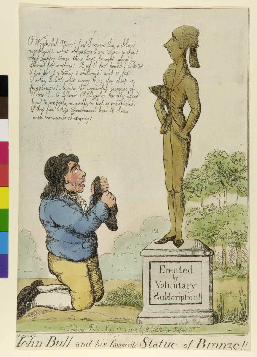 Iohn Bull and his favourite statue of bronze!!