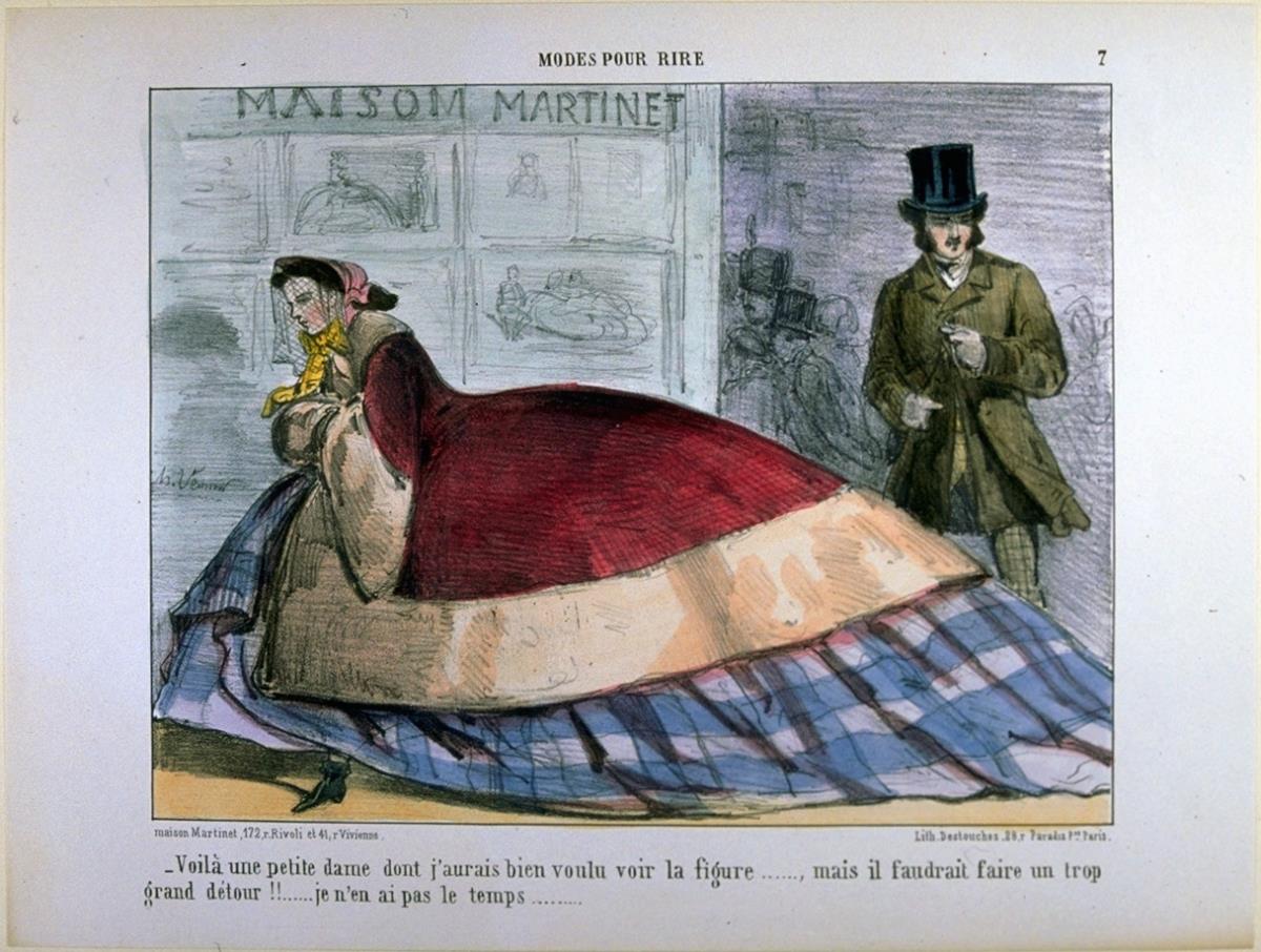 Modes pour rire, No. 7: Voilà une petite dame