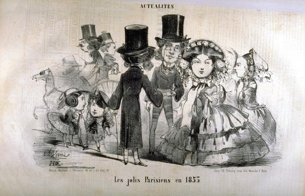 Les jolis Parisiens en 1853
