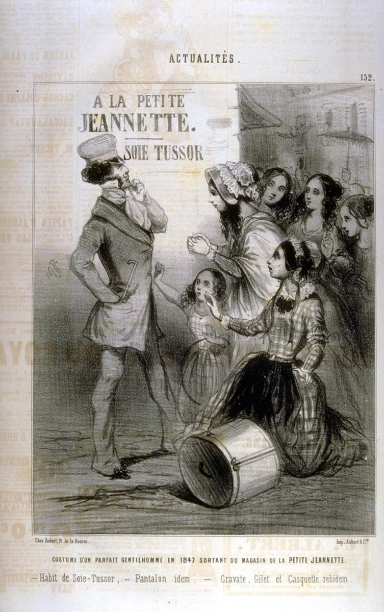 Costume d'un parfait gentilhomme en 1847