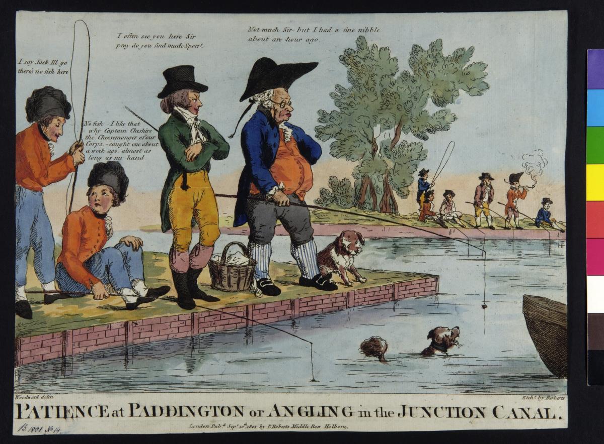 Patience at Paddington or angling in the Junction Canal