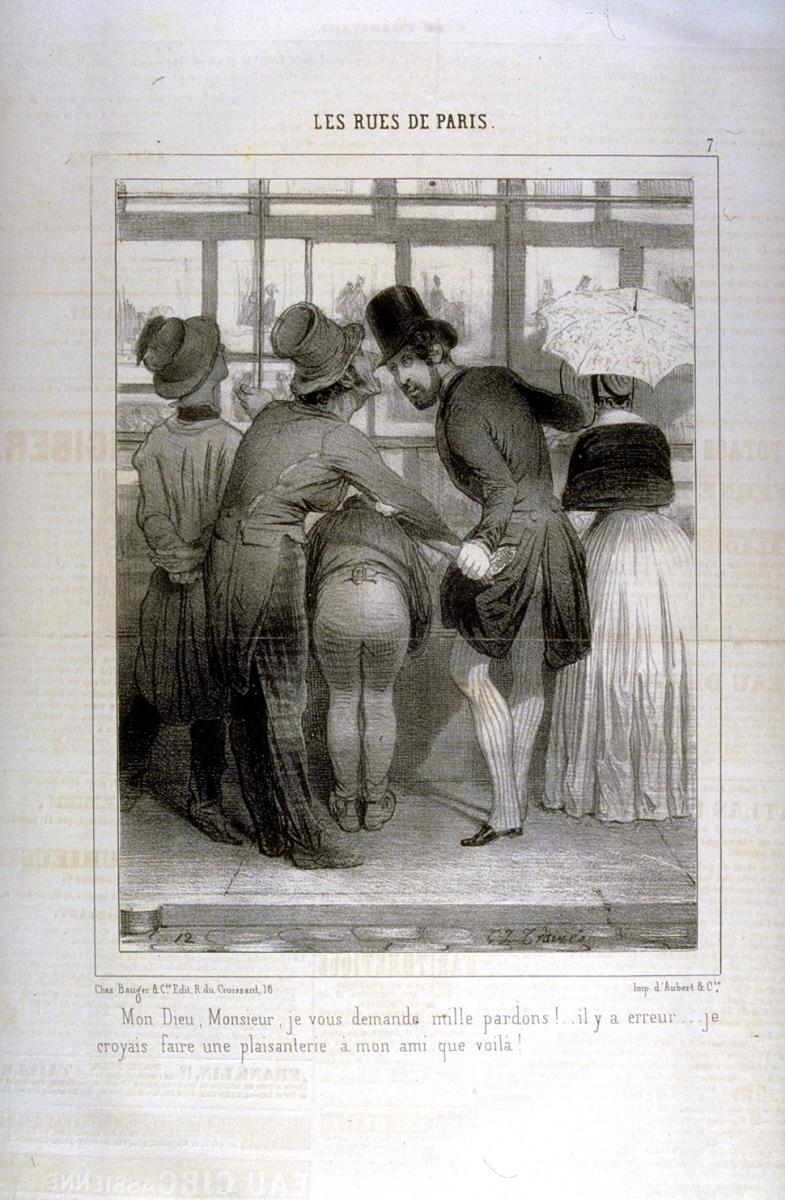 Mon Dieu, Monsieur, je vous demande mille pardons!