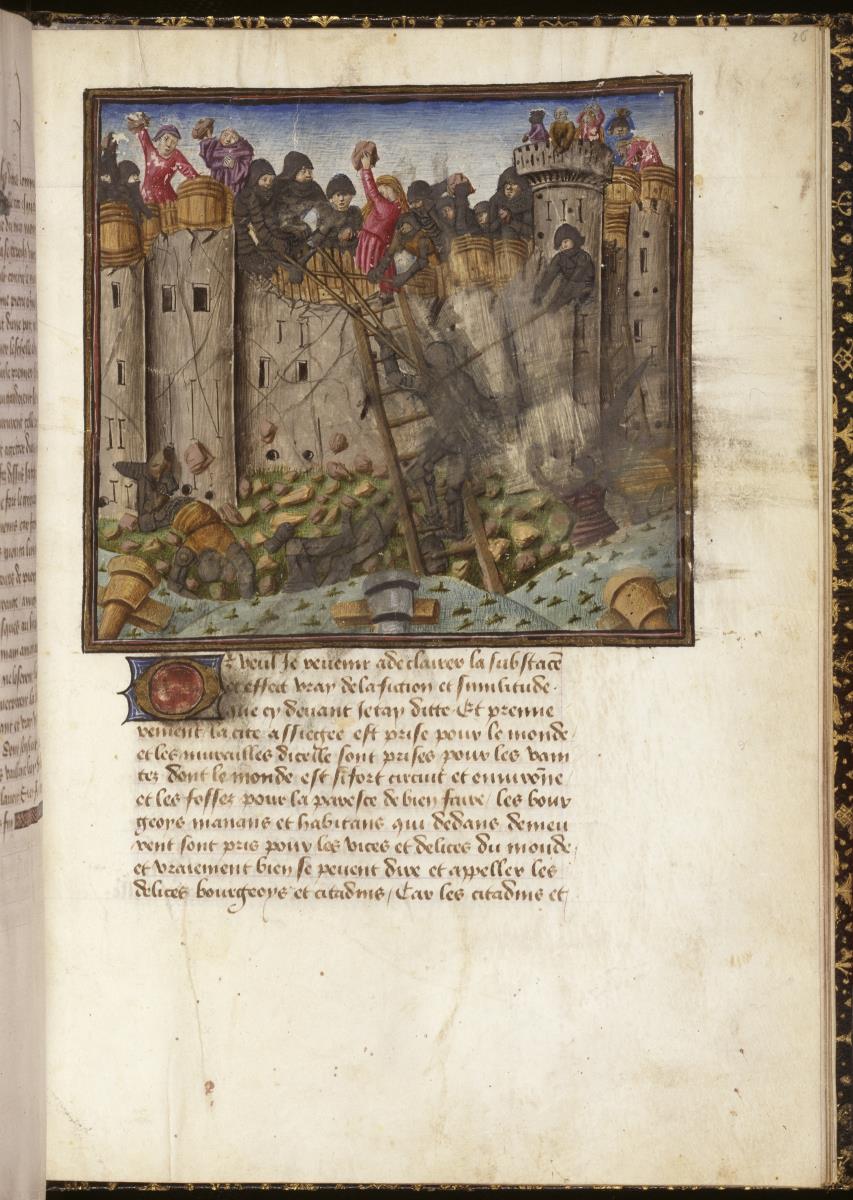 René d'Anjou, Le mortifiemant de vaine plaisance, Bl. 26 recto
