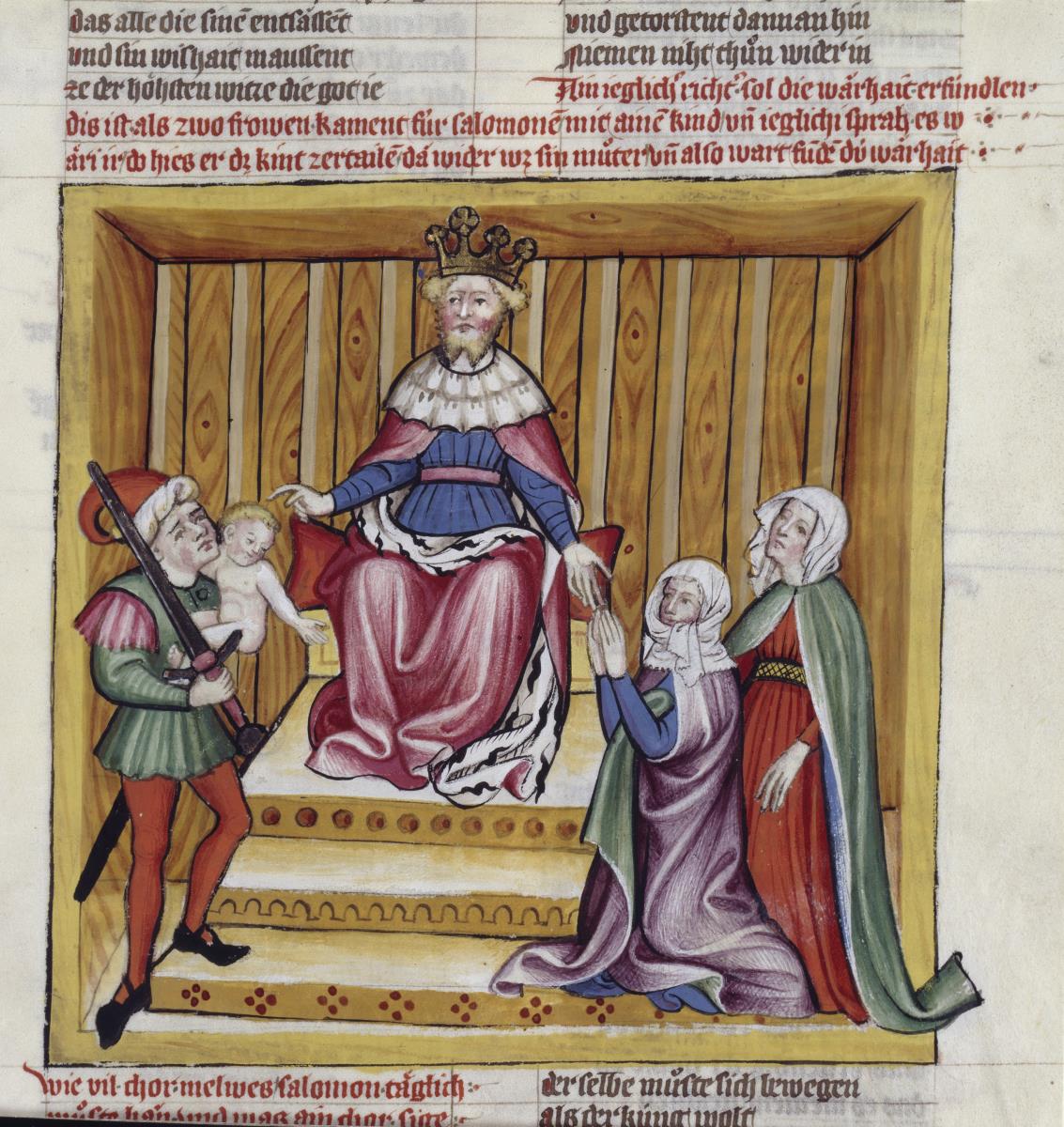 Toggenburg-Bibel. Das Urteil Salomonis