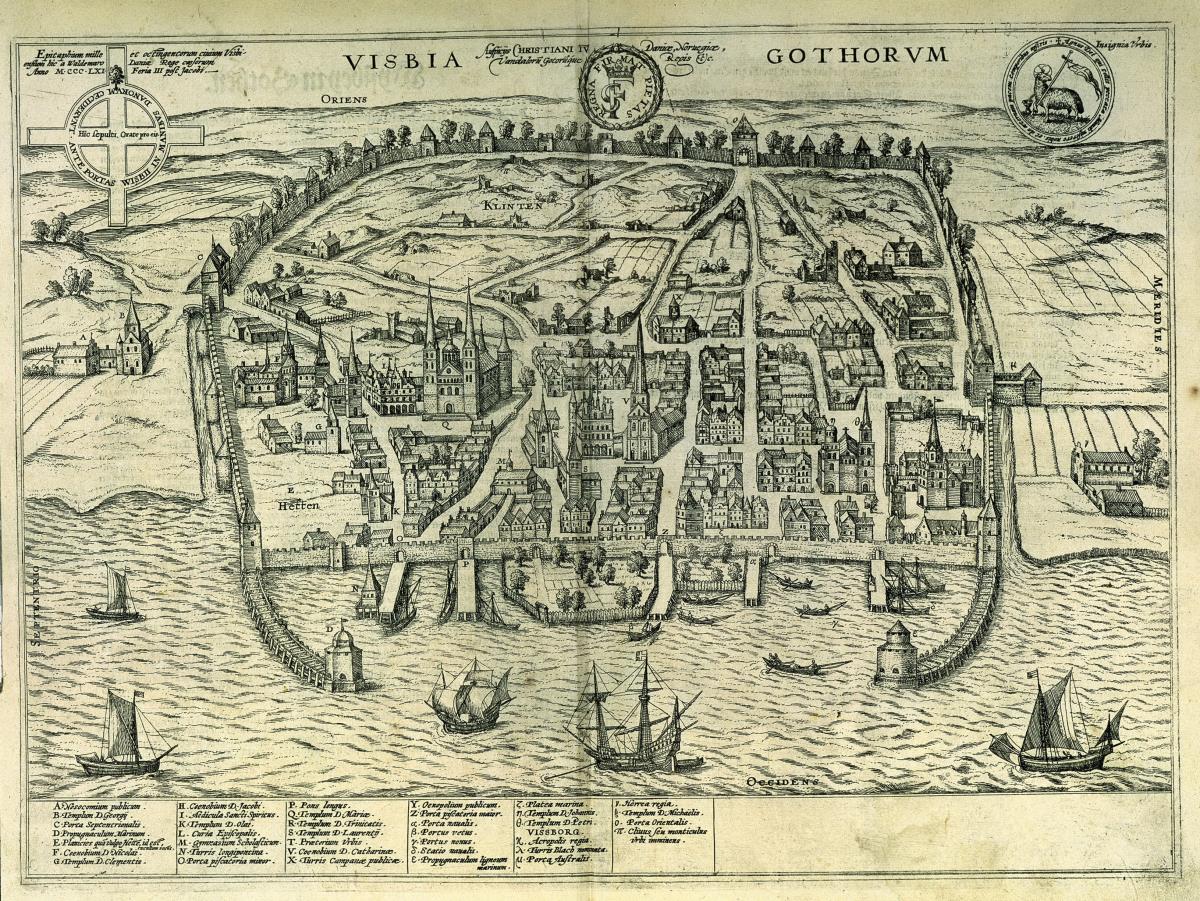 Plan von Visby