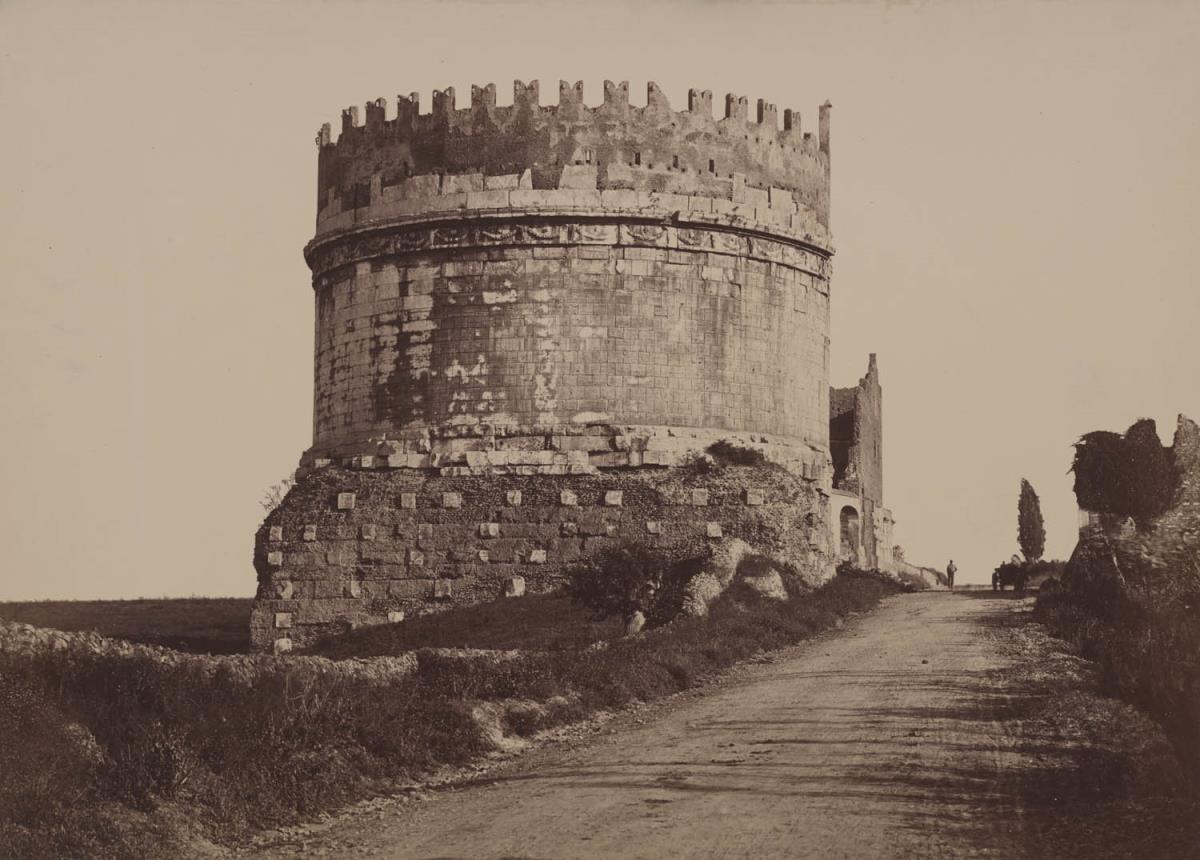 Rom, Via Appia, Das Grab der Cecilia Metella