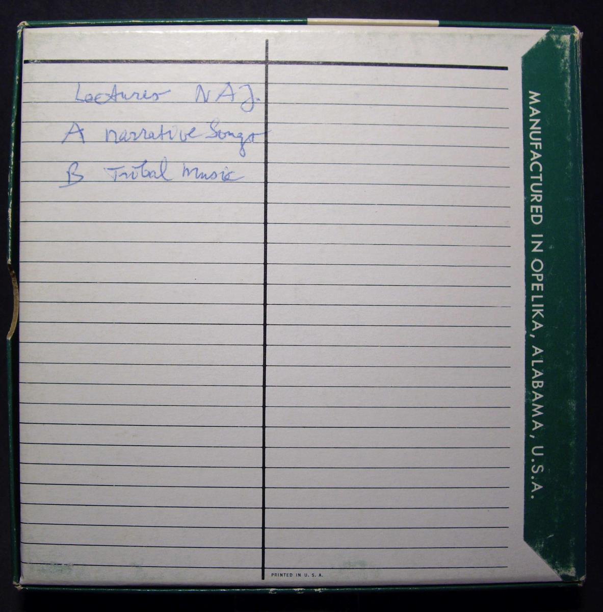 Lectures NAJ (Nazir Ali Jairazbhoy)