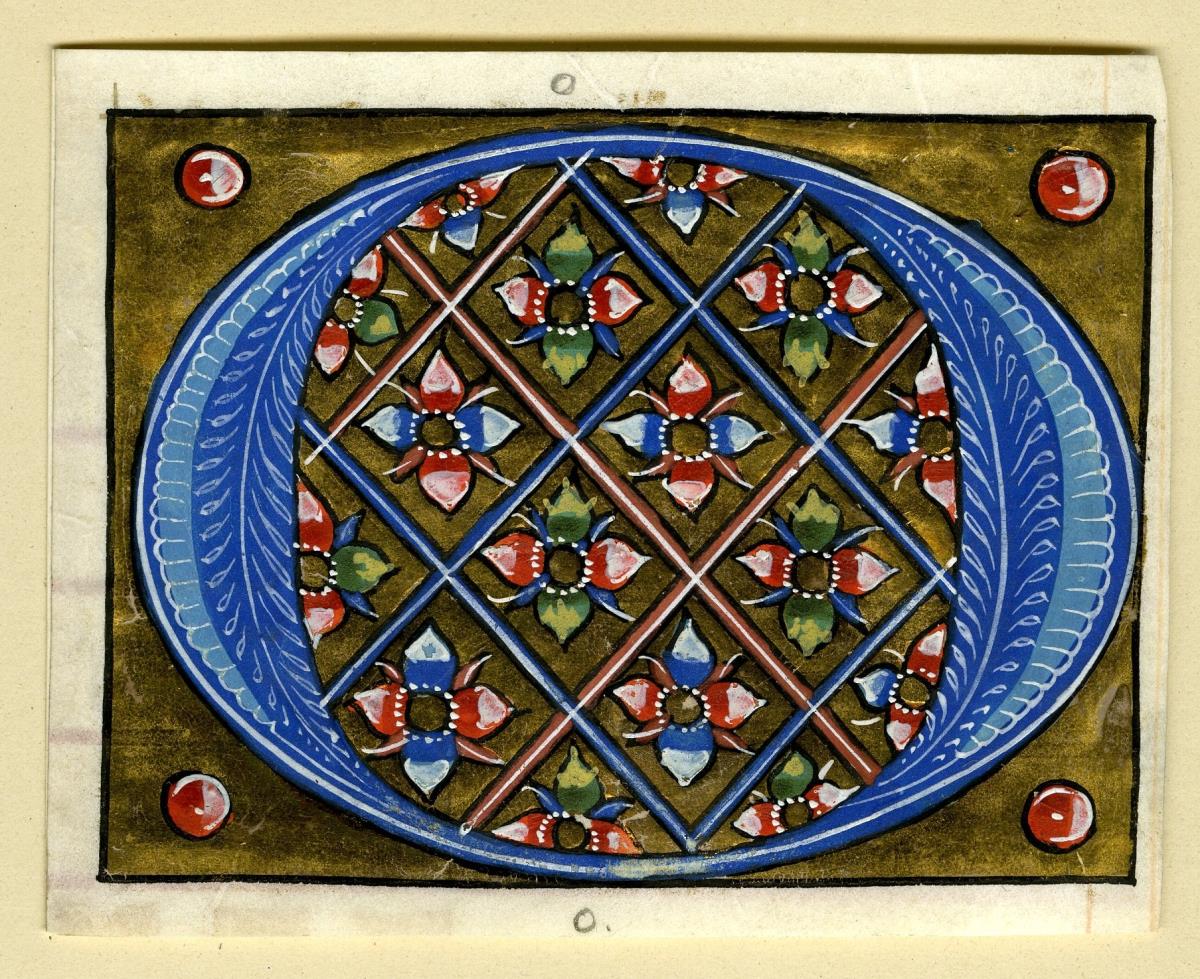 Initiale O aus einem Antiphonar für Ludwig XII. und Anne de Bretagne, Frankreich