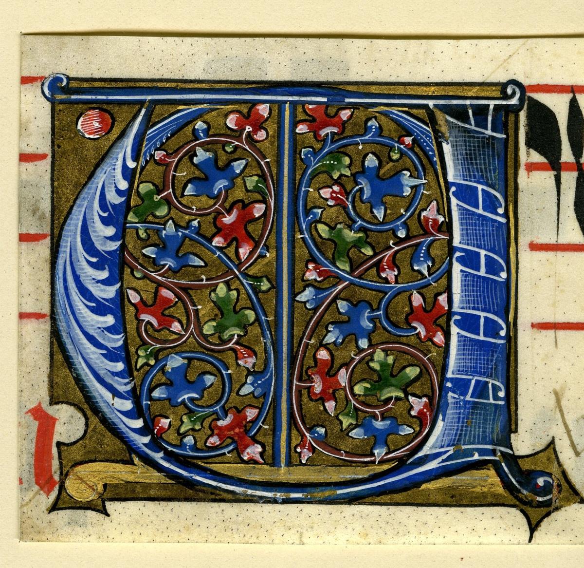 Initiale V aus einem Antiphonar für Ludwig XII. und Anne de Bretagne, Frankreich