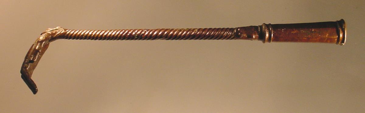 "Feuerschaufel". Schürhaken in Form einer Hand