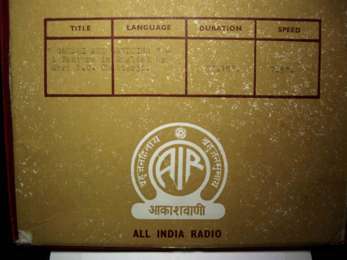 Gandhi Centenary (All India Radio)
