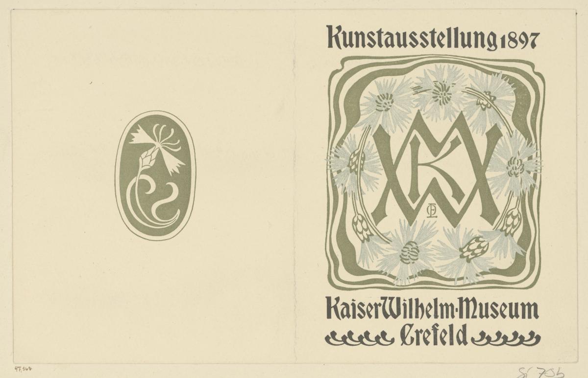 Kunstausstellung 1897 Kaiser Wilhelm-Museum Crefeld