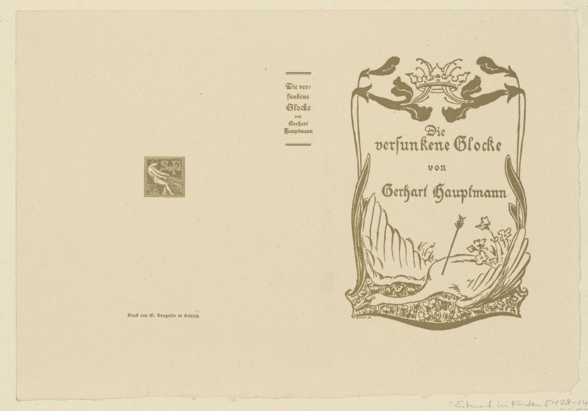 Buchumschlag zu Die versunkene Glocke von Gerhart Hauptmann