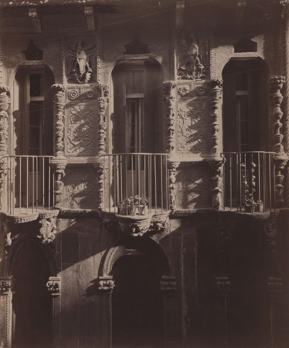 Vicenza, Casa Pigafetta, Detail der Fassade