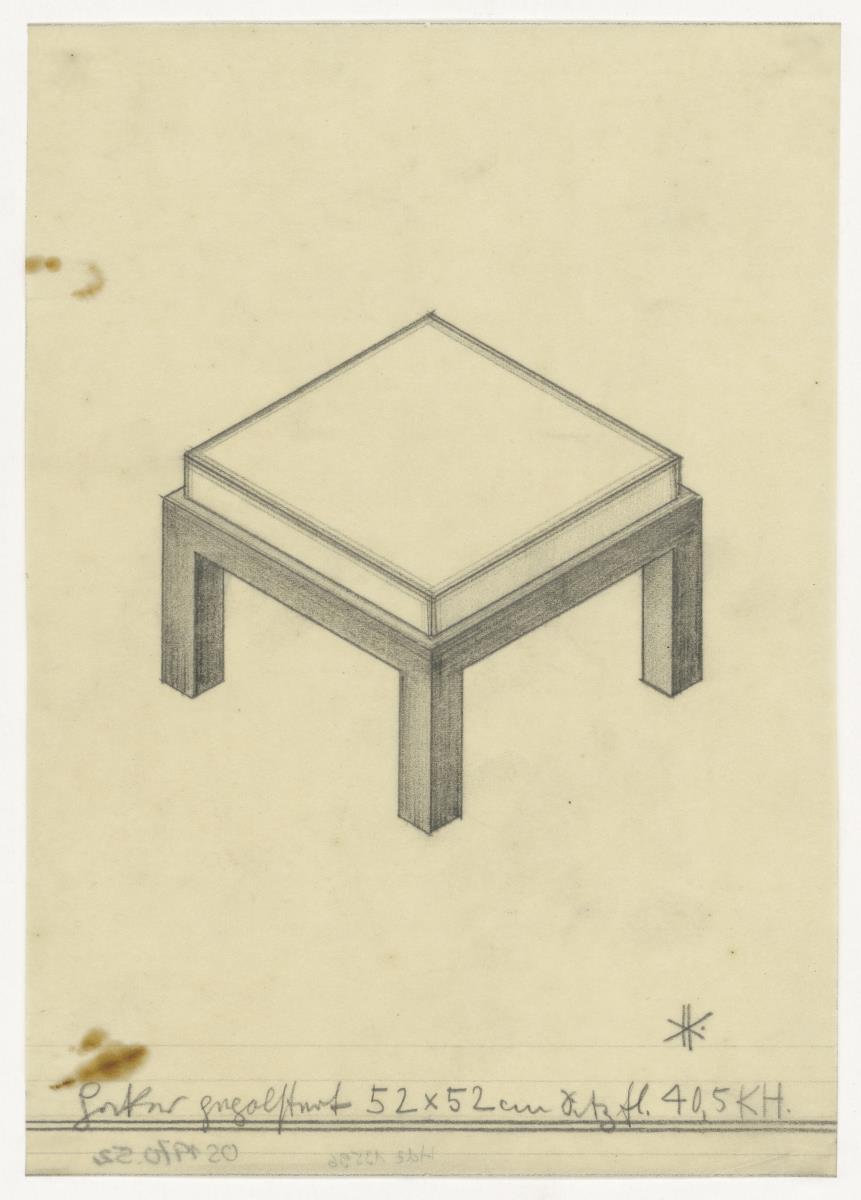 Hocker, gepolstert (Möbelentwürfe, Sitzmöbel)