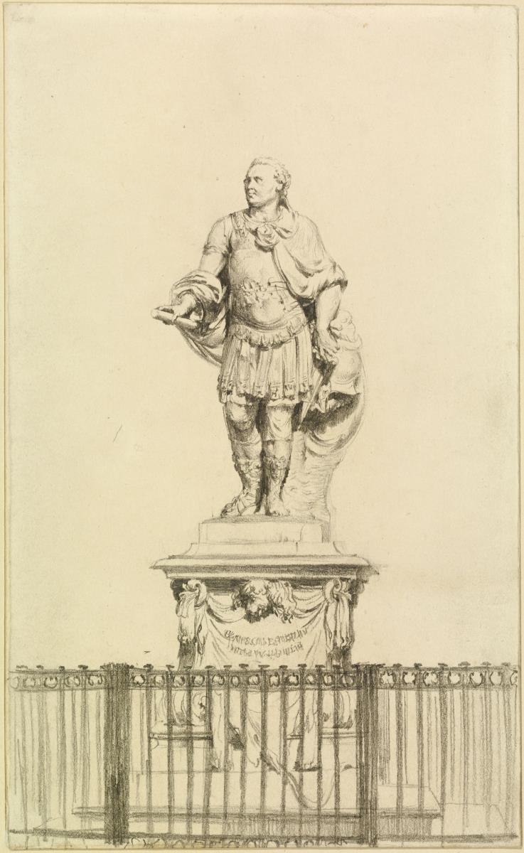 General Hans Karl von Winterfeldt. Nach der Statue auf dem Zietenplatz in Berlin