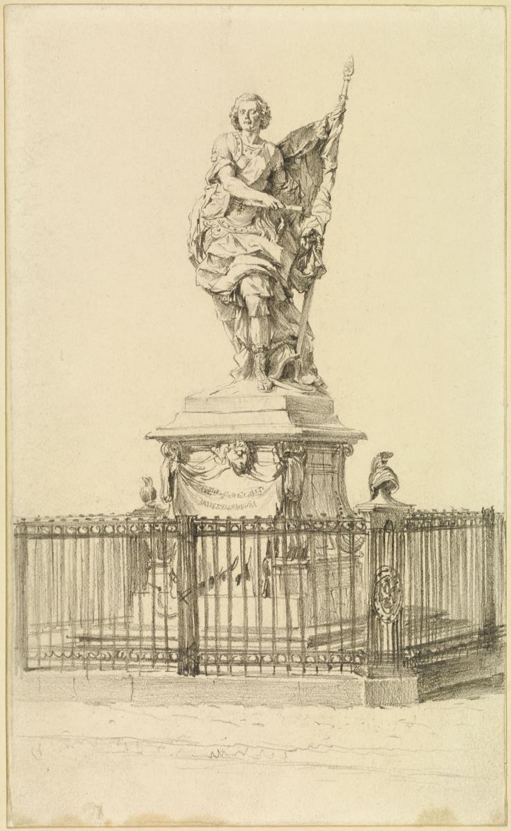 General Kurt Christoph Graf von Schwerin. Nach der Statue auf dem Zietenplatz in Berlin