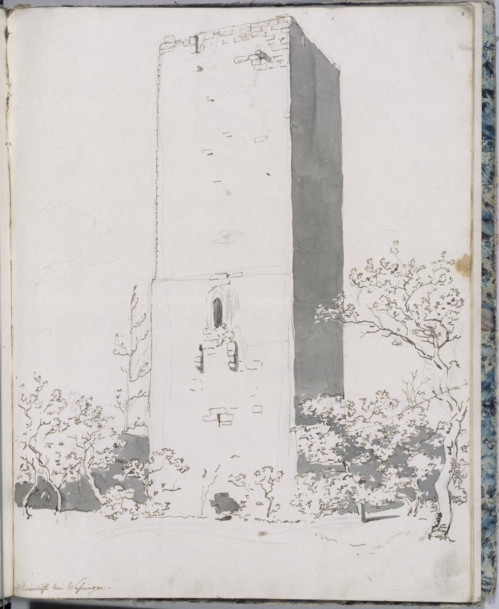 Burgturm: auf d. Maienlust bei Wasungen