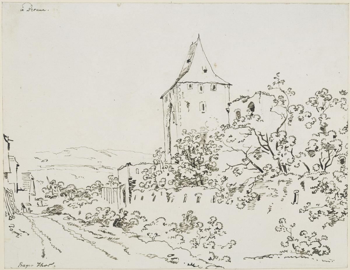 Das Prager Tor in Beraun in Böhmen