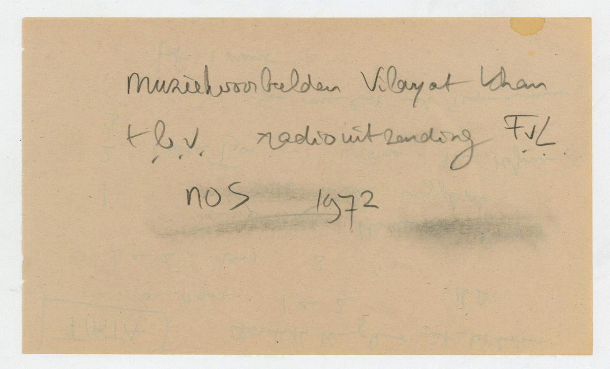 Vilayat Hussain Khan, Part IV