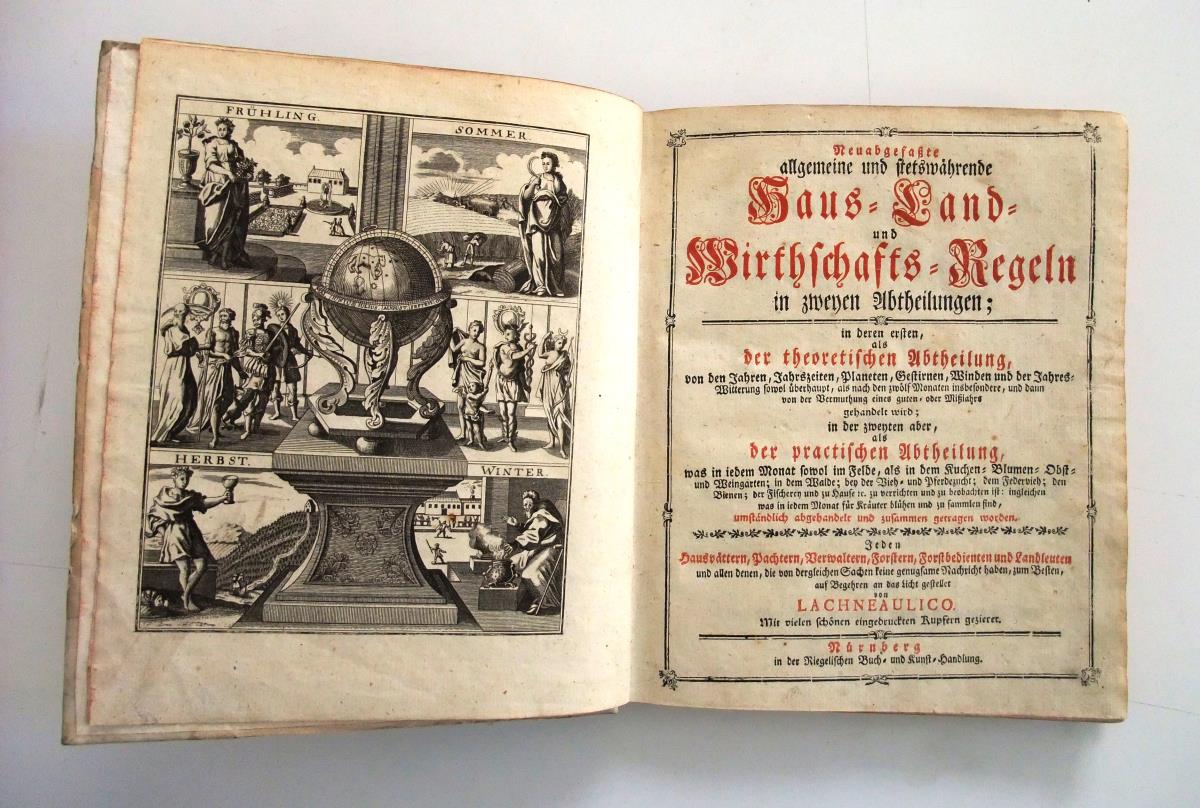 Haus= Land= und Wirtschafts=Regeln.