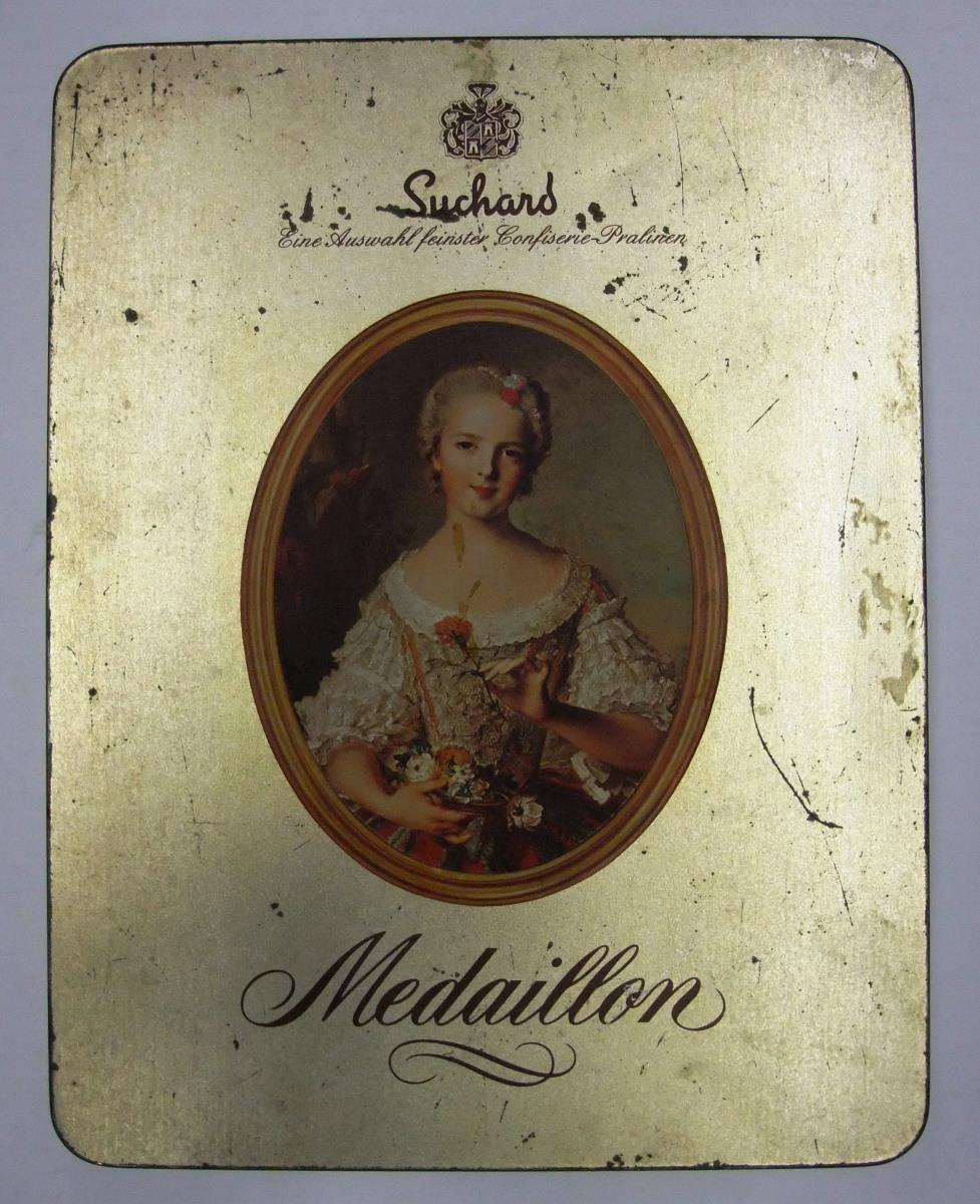 Suchard - Eine Auswahl feinster Confiserie-Pralinen - Medaillon