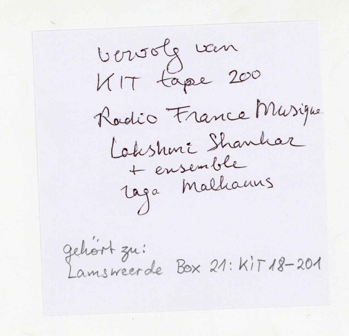 Lakshmi Shankar, Part II