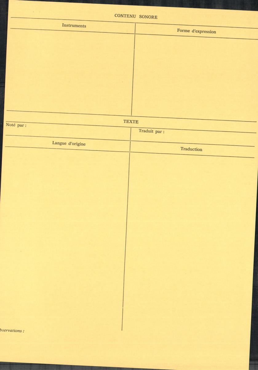 Chants populaires