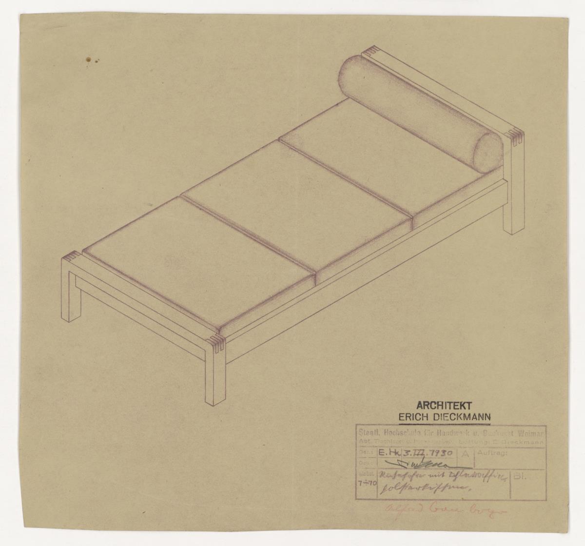 Ruhesofa (Möbelentwürfe, Sitzmöbel)