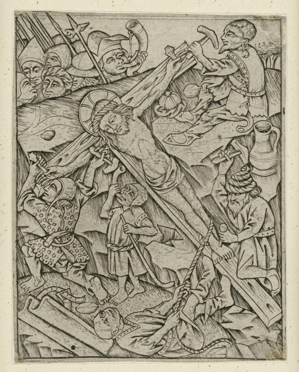 Annagelung an das Kreuz