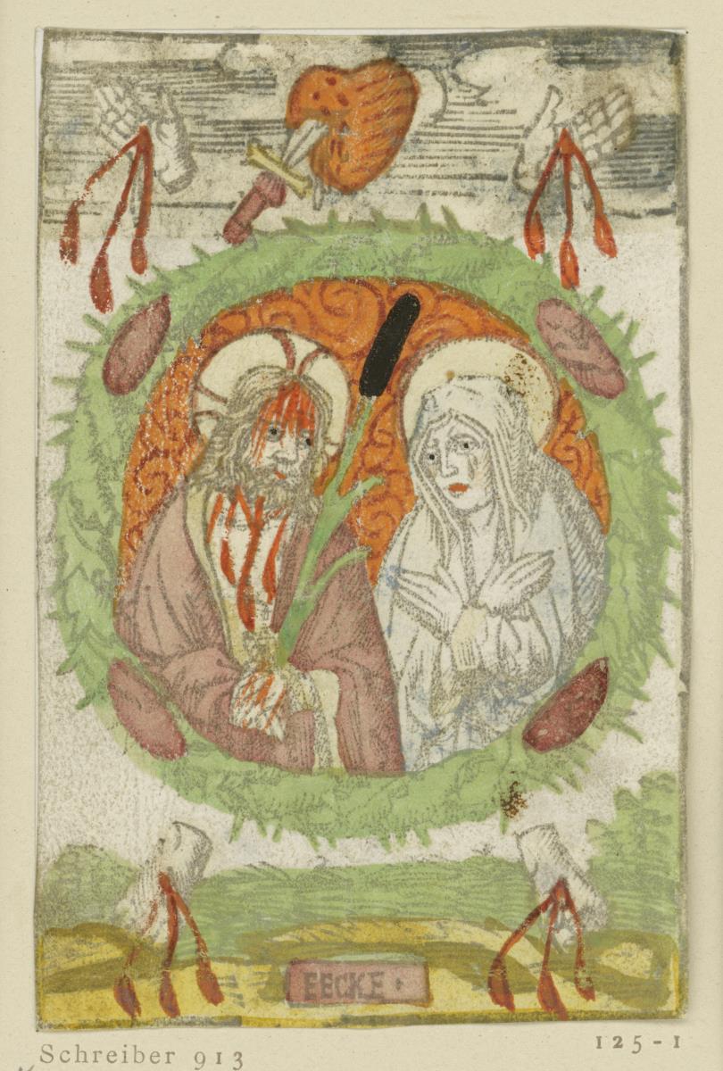 Christus als Schmerzensmann und Muttergottes
