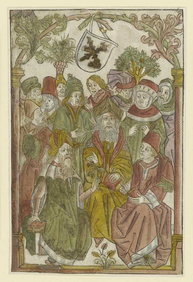 Johann von Cube: Hortus sanitatis (Frontispiz)
