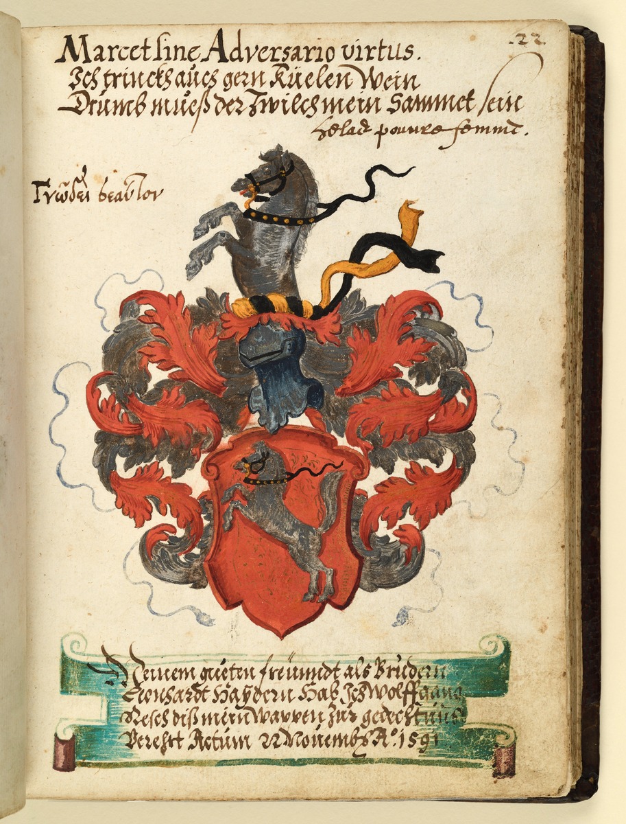 Stammbuch des Leonhard Hayder von Nürnberg: Wappen