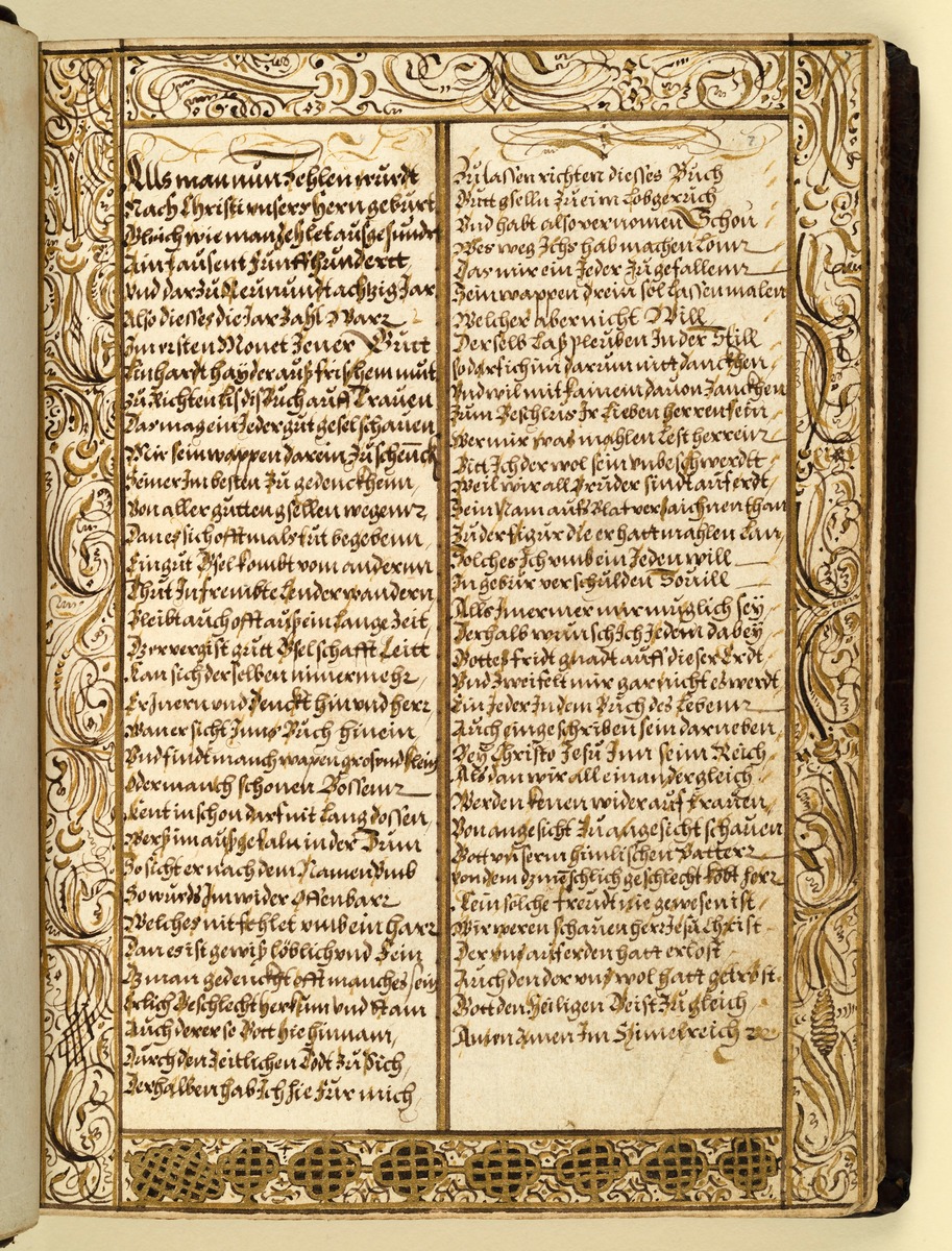 Stammbuch des Leonhard Hayder von Nürnberg, fol. 7r