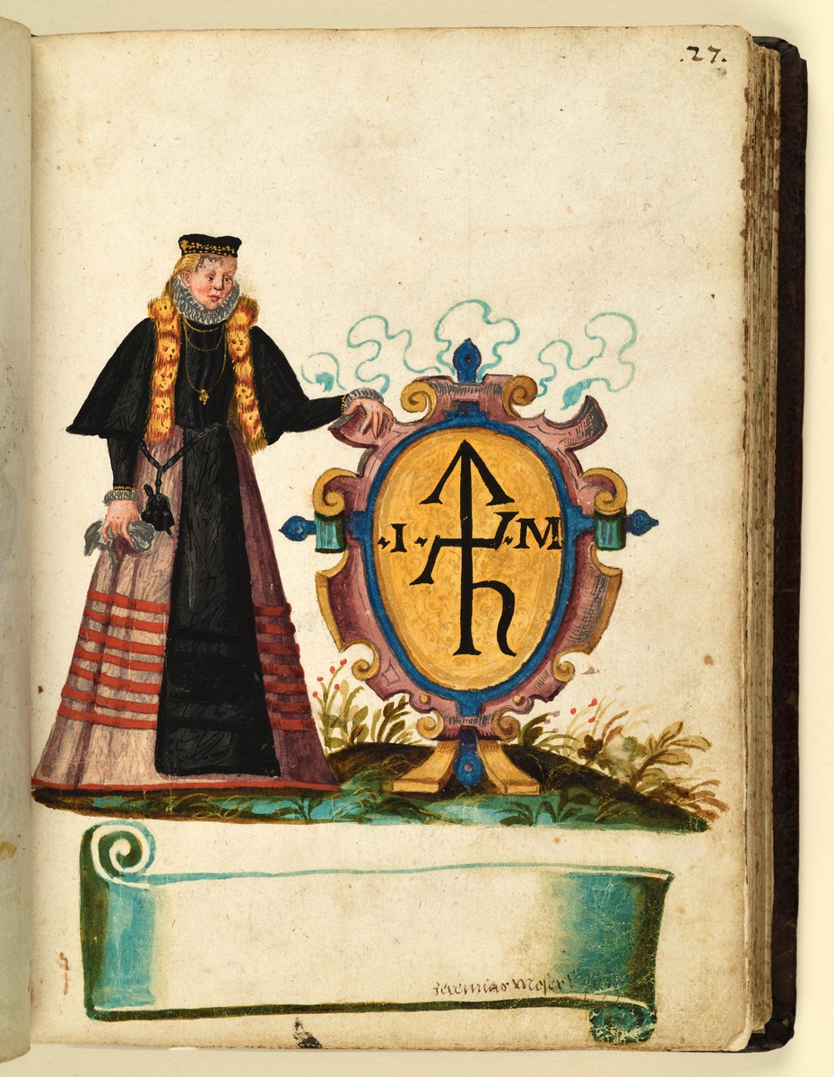 Stammbuch des Leonhard Hayder von Nürnberg, fol. 27r