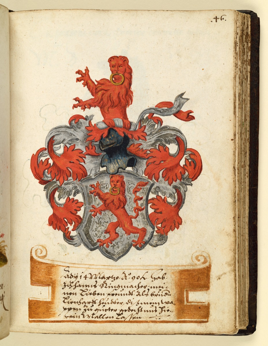 Stammbuch des Leonhard Hayder von Nürnberg: Wappen