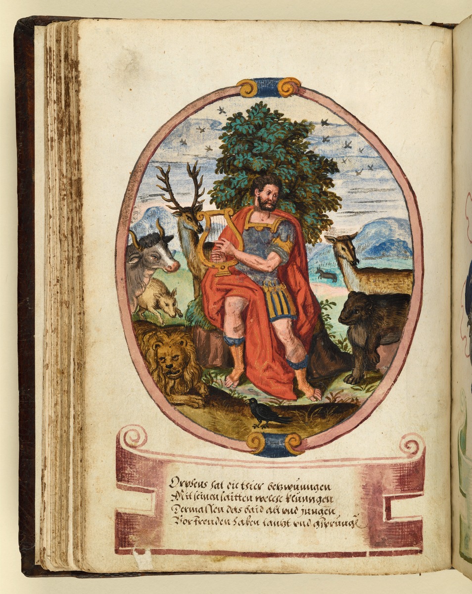 Stammbuch des Leonhard Hayder von Nürnberg: Orpheus