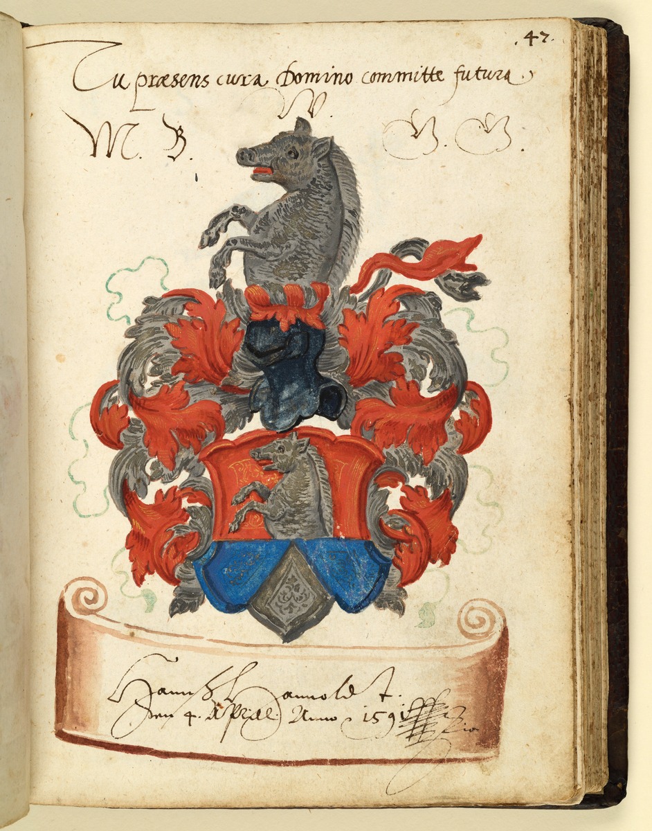 Stammbuch des Leonhard Hayder von Nürnberg: Wappen