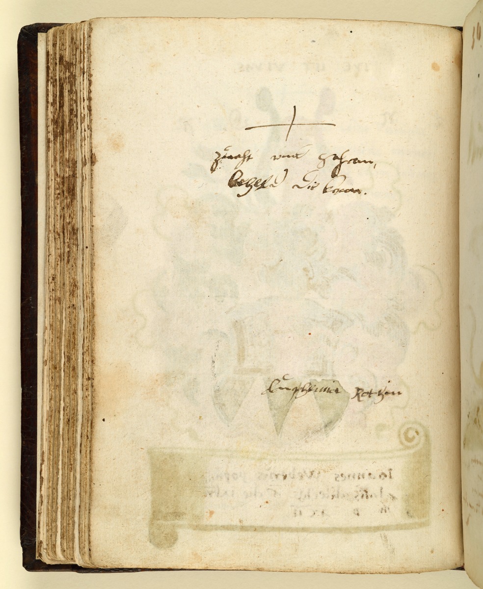 Stammbuch des Leonhard Hayder von Nürnberg: Wappen