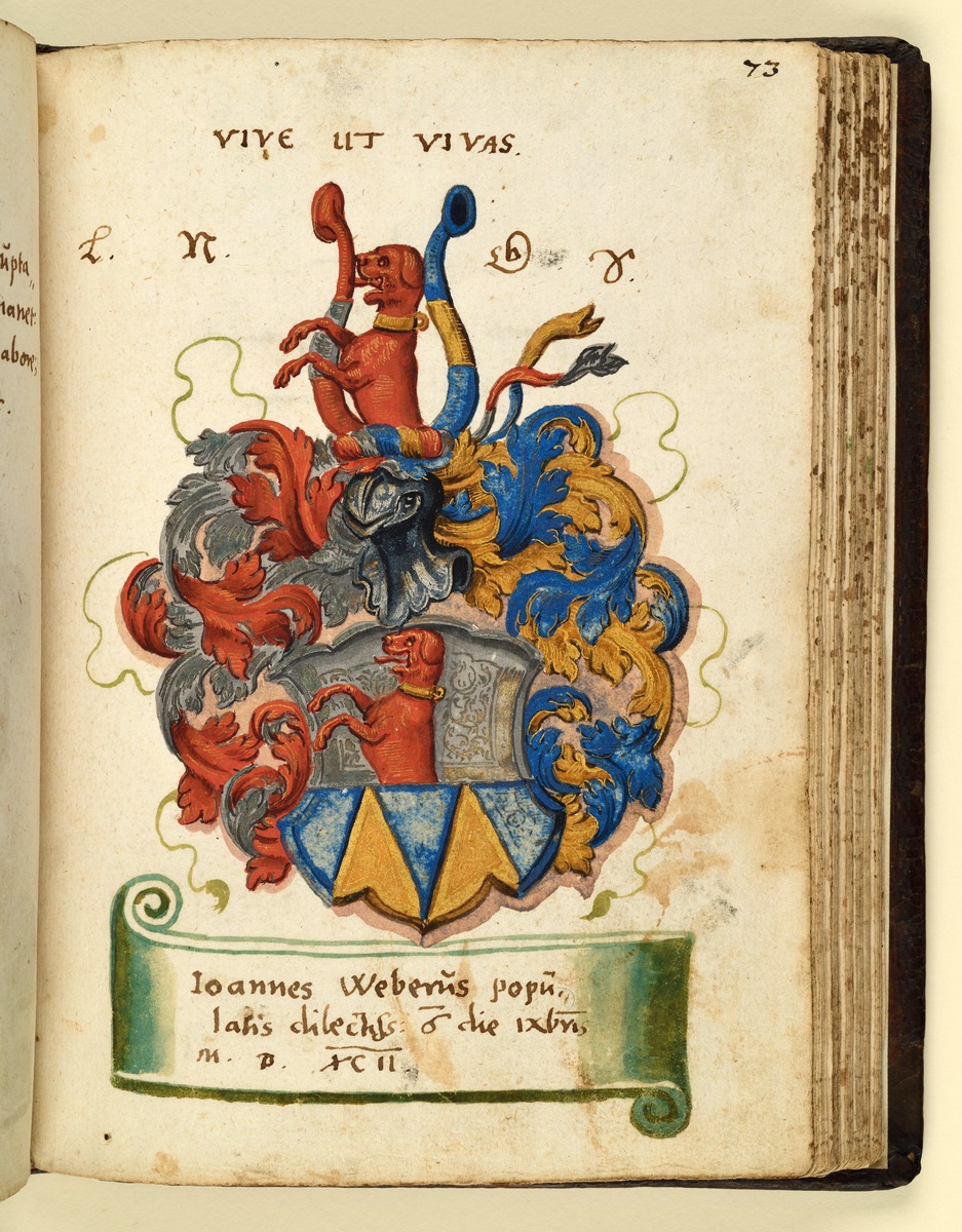 Stammbuch des Leonhard Hayder von Nürnberg: Wappen